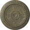 Ekena Millwork Alexandria Rope Ceiling Medallion (Canopies up to 4 5/8"), 19 5/8"OD x 1 1/2"P, Witch Hazel Crackle CM18ALWHC - alternate 1